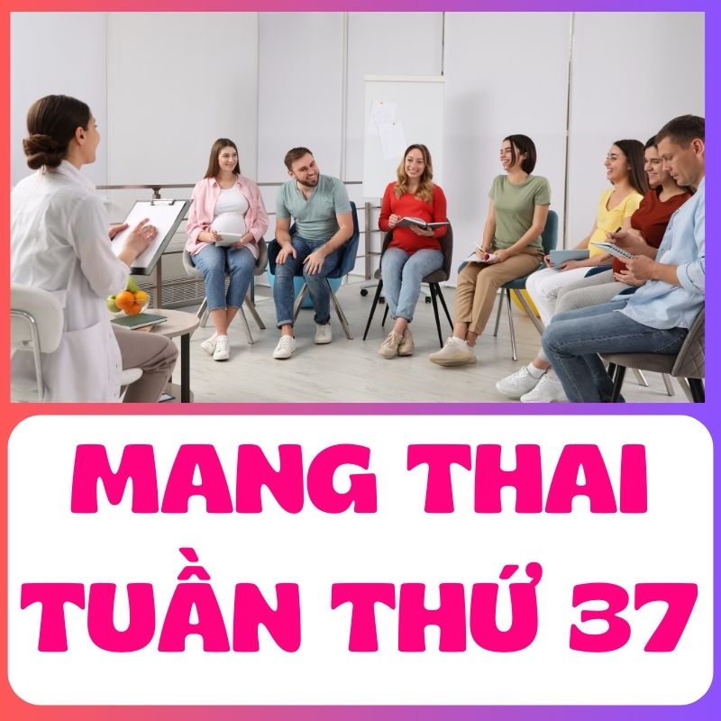 Lời khuyên cho mẹ bầu mang thai tuần 37